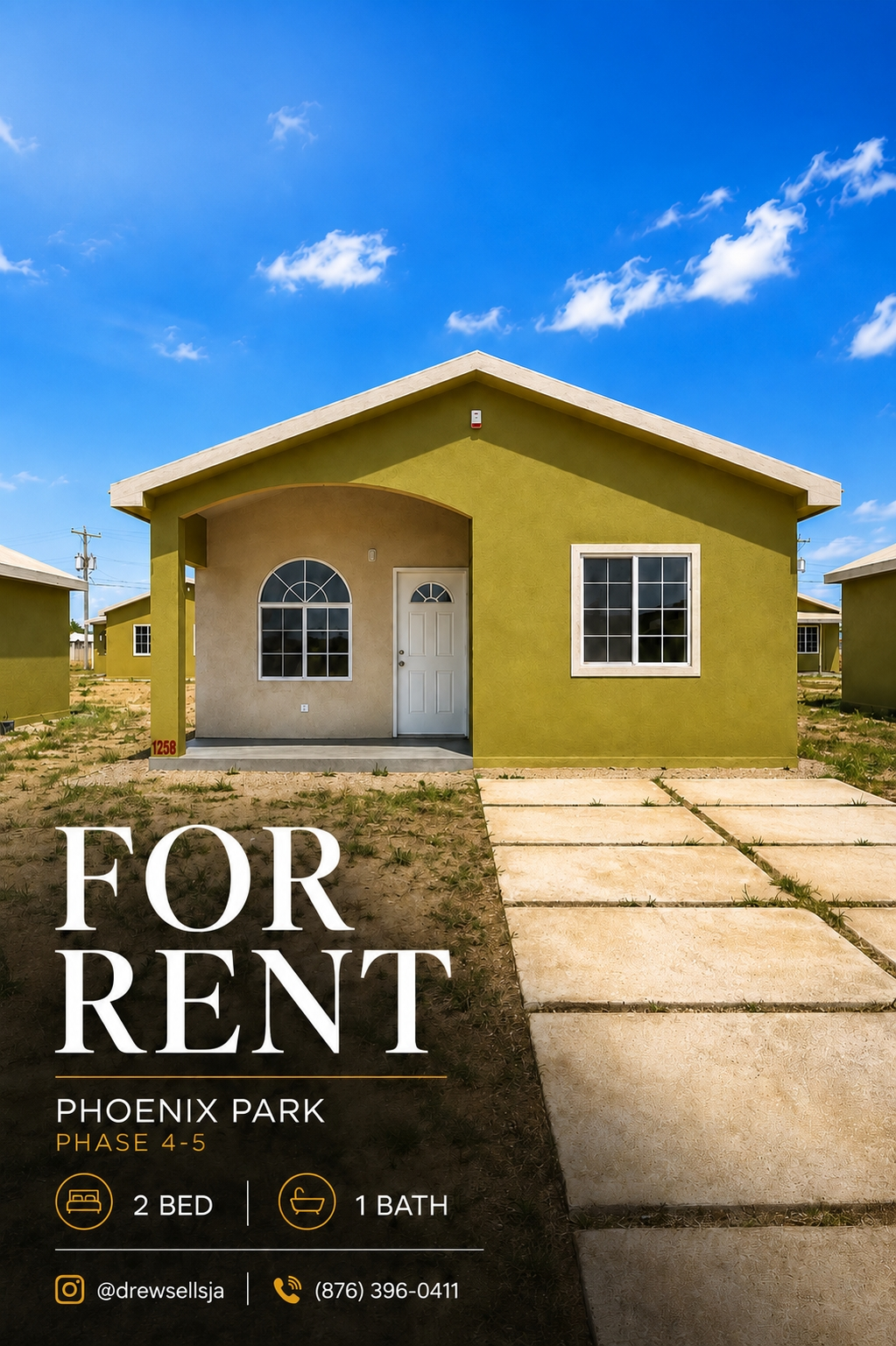 First image of 1258- Phoenix Park Phase 4 5 in Phoenix Park, St. Catherine, Jamaica - property is For Rent