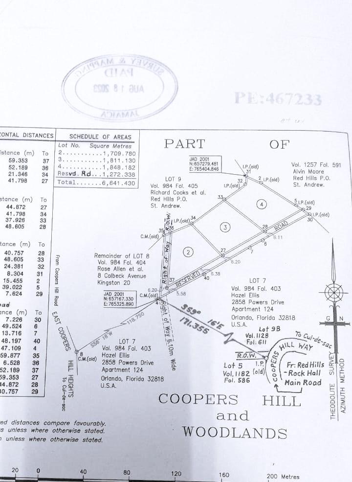 Eighth image of Lot 4-8 East Coopers Hill Heights in Coopers Hill, St. Andrew, Jamaica - property is For Sale
