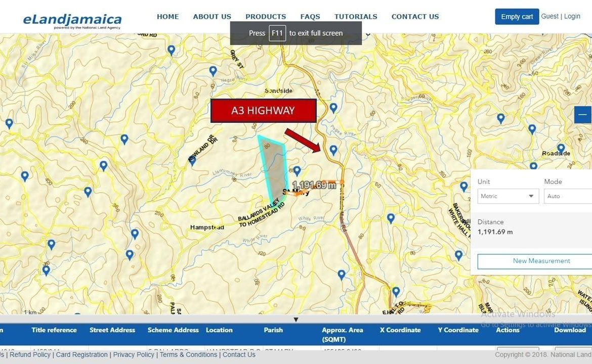 Twelfth image of Lot-5 Ballards Valley in Ballards Valley, St. Mary, Jamaica - property is For Sale