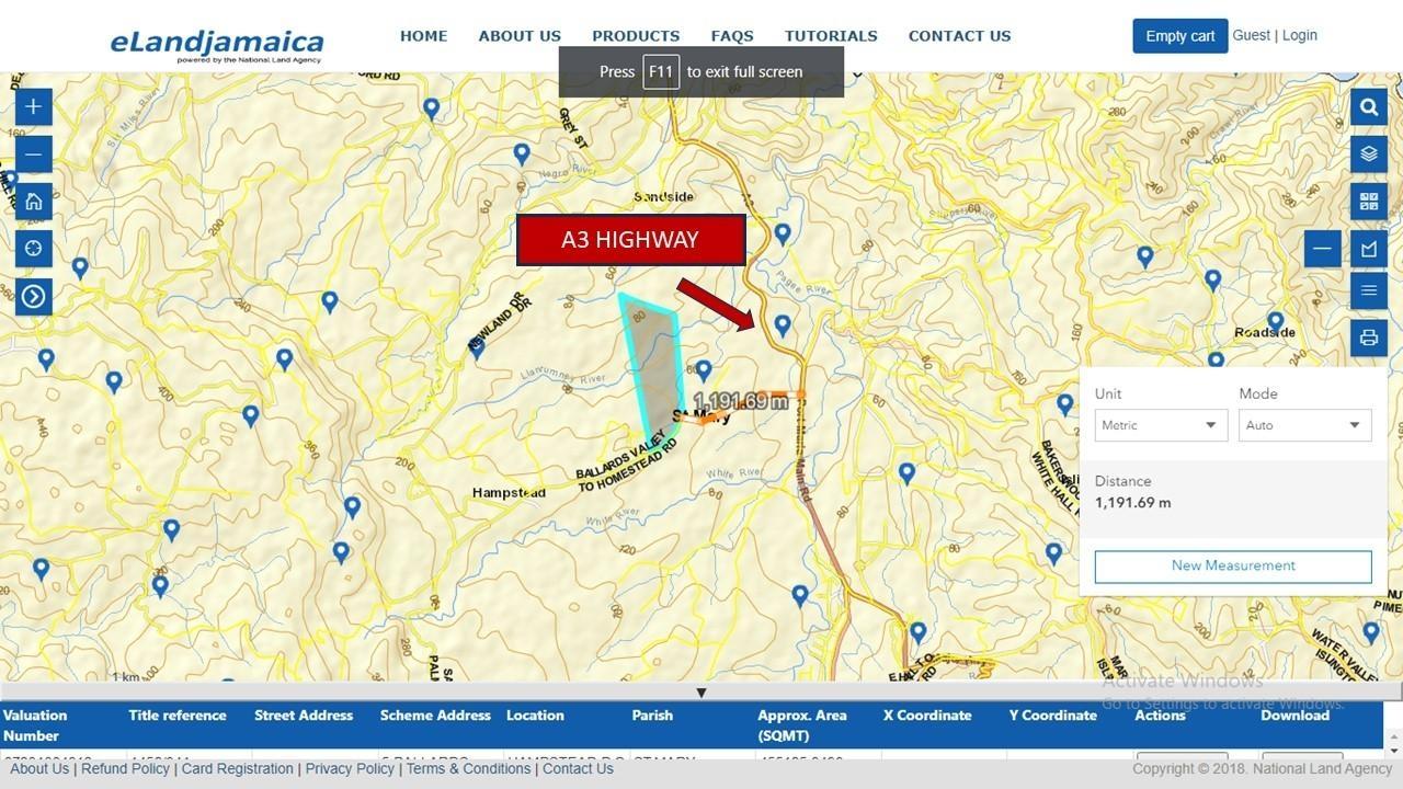 Twelfth image of Lot-5 Ballards Valley in Ballards Valley, St. Mary, Jamaica - property is For Sale