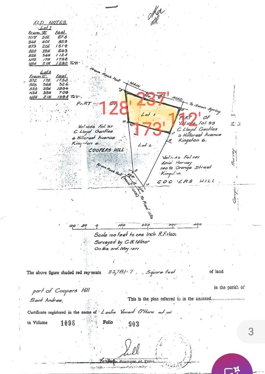 Seventh image of Cooper's Hill - Lot 1 in Coopers Hill, St. Andrew, Jamaica - property is For Sale