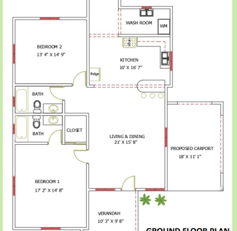 Twelfth image of Unit 16- Tlee Country Club in Bellevue Heights, St. Catherine, Jamaica - property is For Sale