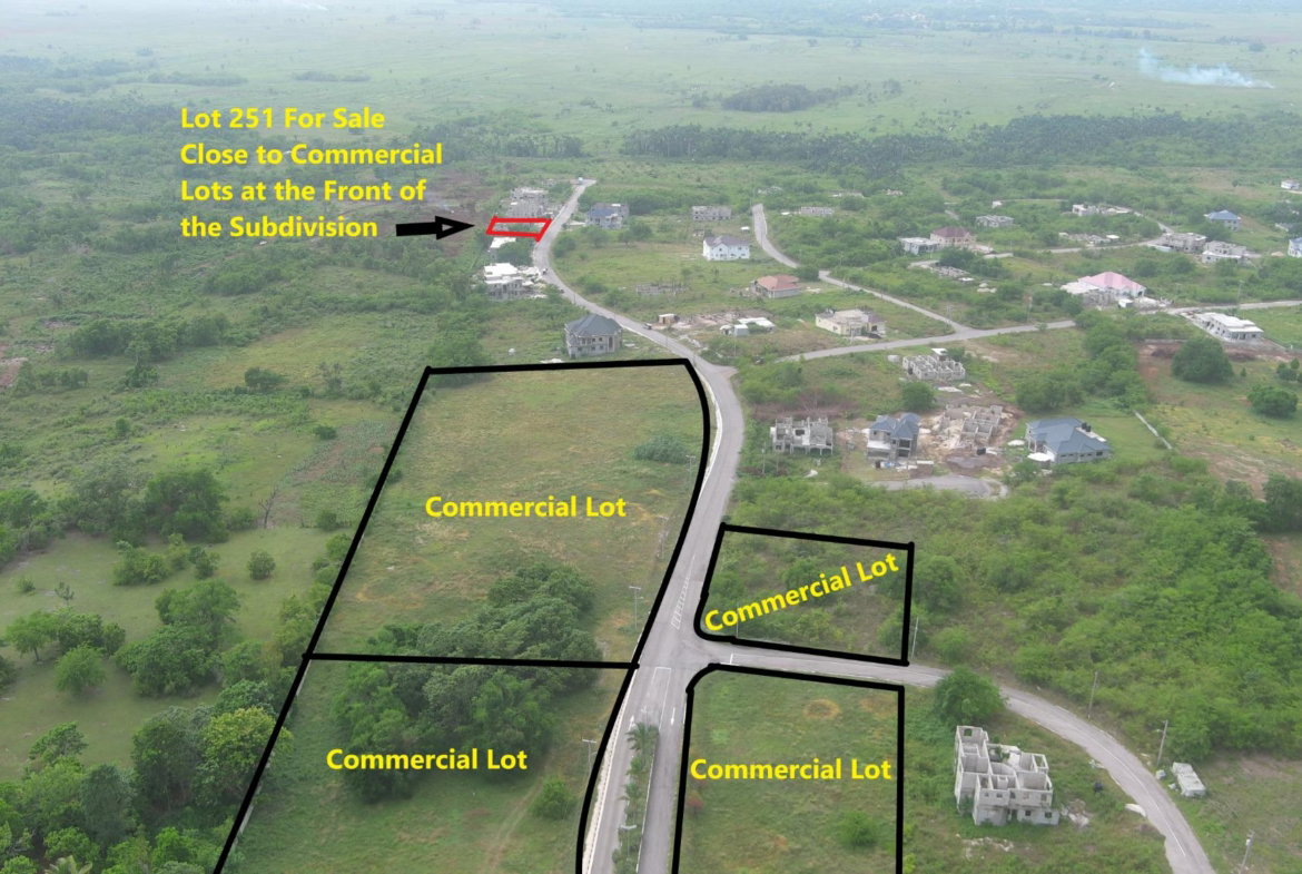 Fourth image of Lot 251 Palmbrook Estate in Lacovia, St. Elizabeth, Jamaica - property is For Sale
