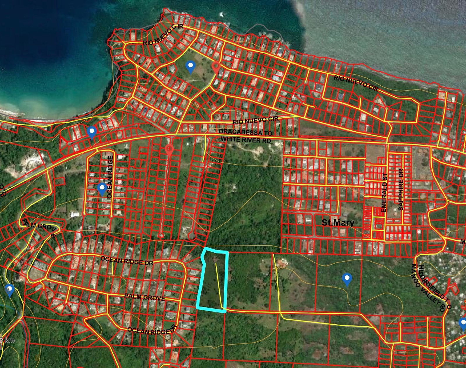 First image of Lot 5 Huddersfield in Tower Isle, St. Mary, Jamaica - property is For Sale