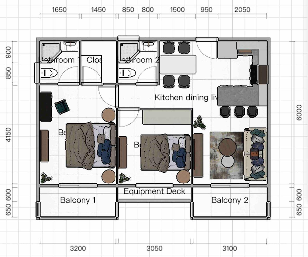 Contemporary-Studio-Apartment-for-Sale-in-Kingston-6-Sandhurst-Crescent Fifth image of Apt#104-60 Sandhurst Crescent, Kings in Kingston 6, St. Andrew, Jamaica - property is For Sale