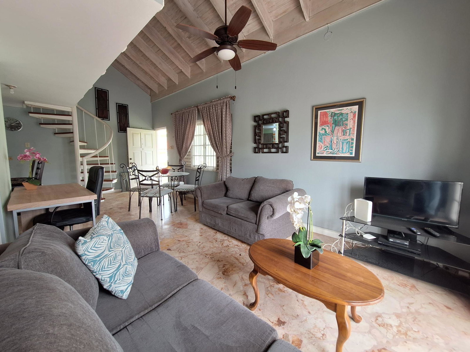 For-Rent-Furnished-2-Bedroom-Split-Level-Apartment-at-The-Seville-Jamaica First image of A7-8 East King's House Road in Kingston 6, St. Andrew, Jamaica - property is For Rent
