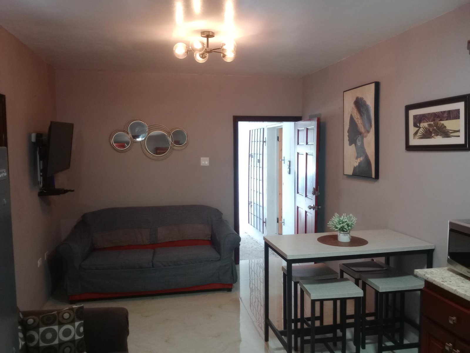 Furnished-1-Bedroom-Apartment-for-Rent-in-White-River-Jamaica Third image of 1-29 Marcliffe Dr, White River in White River, St. Mary, Jamaica - property is For Rent