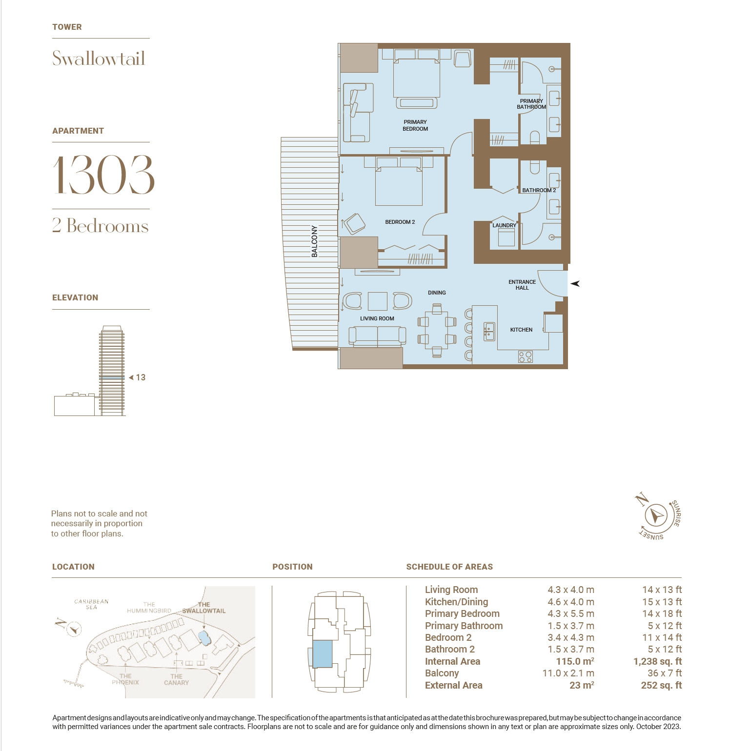 Luxury-Apartments-for-Sale-at-The-Pinnacle-Jamaica Nineteenth image of Apt 1303- The Pinnacle Jamaica in Reading, St. James, Jamaica - property is For Sale