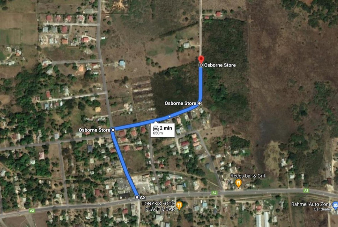 Seventh image of Lot 8-pt of Belle Plain Street in Osbourne Store, Clarendon, Jamaica - property is For Sale