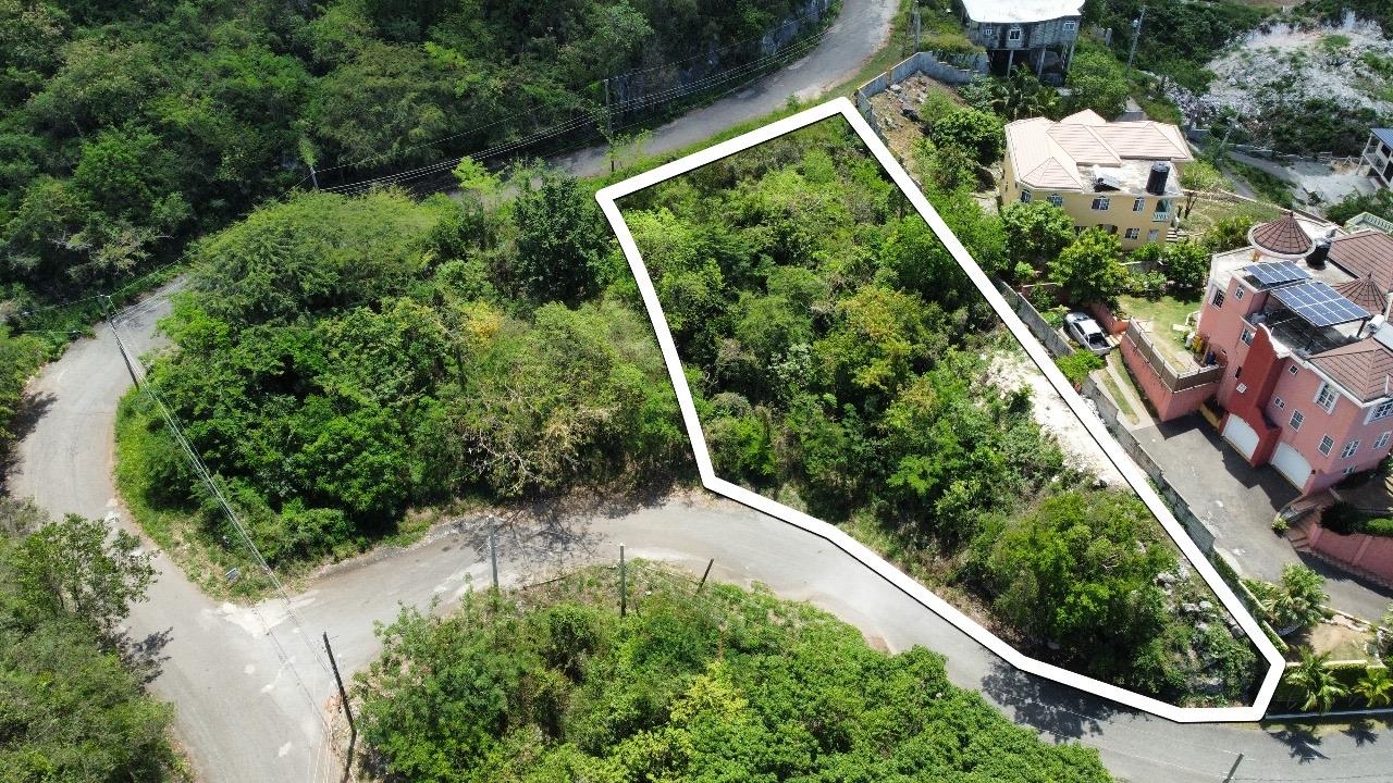 Residential-Lot-for-Sale-on-Tom-Cringle-Drive-St.-Andrew-Jamaica-–-Panoramic-Views Second image of Tom Cringle Drive in Red Hills, St. Andrew, Jamaica - property is For Sale