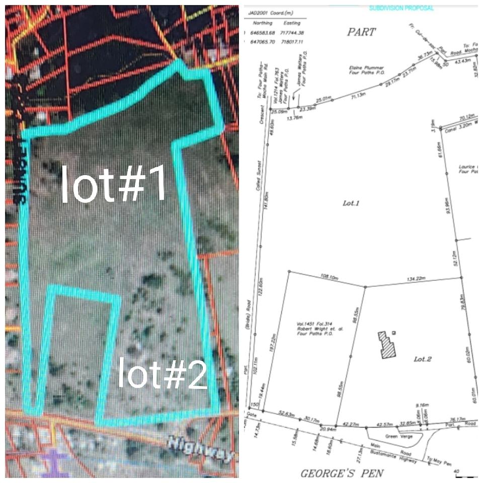 Prime-19-Acre-Residential-Development-Land-for-Sale-in-Clarendon-Jamaica Twelfth image of Lot#1-1 George's Pen, Four Paths in Four Paths, Clarendon, Jamaica - property is For Sale