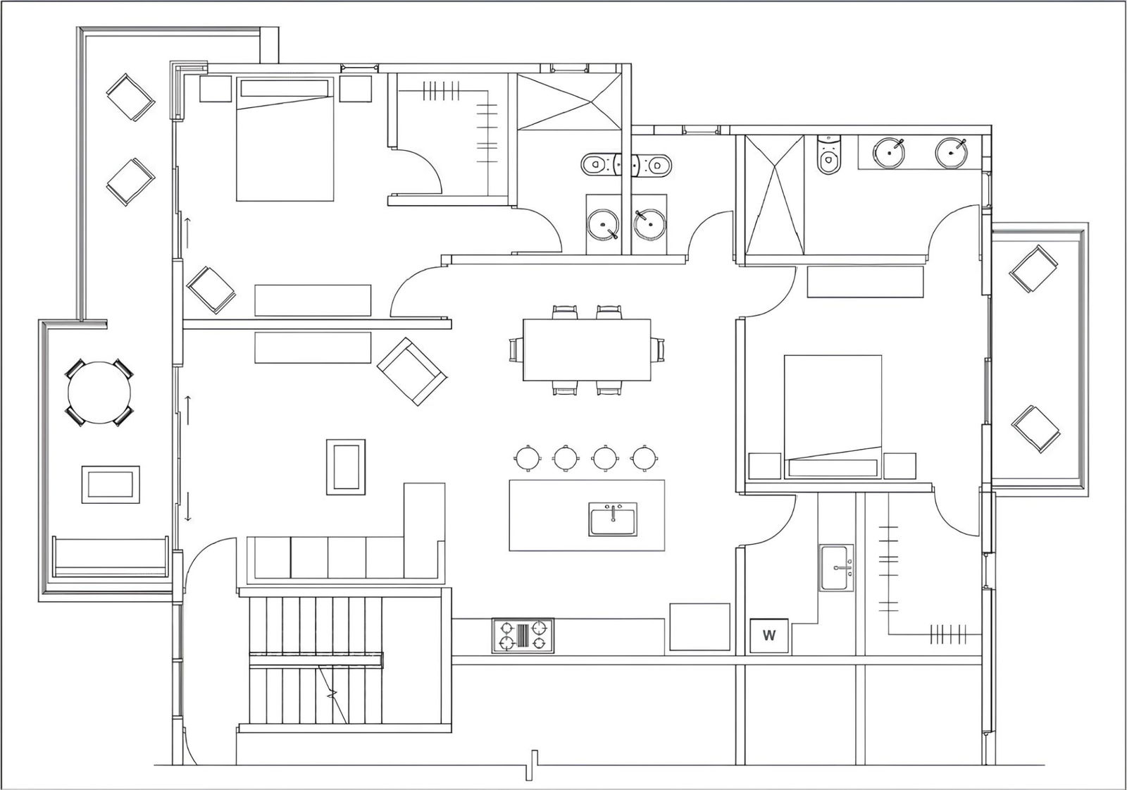2-Bedroom-Beachfront-Condo-for-Sale-in-Paradisiac-Beach-Club-St.-Ann-Jamaica Third image of F102 Emerald - Paradisiac in Laughlands, St. Ann, Jamaica - property is For Sale