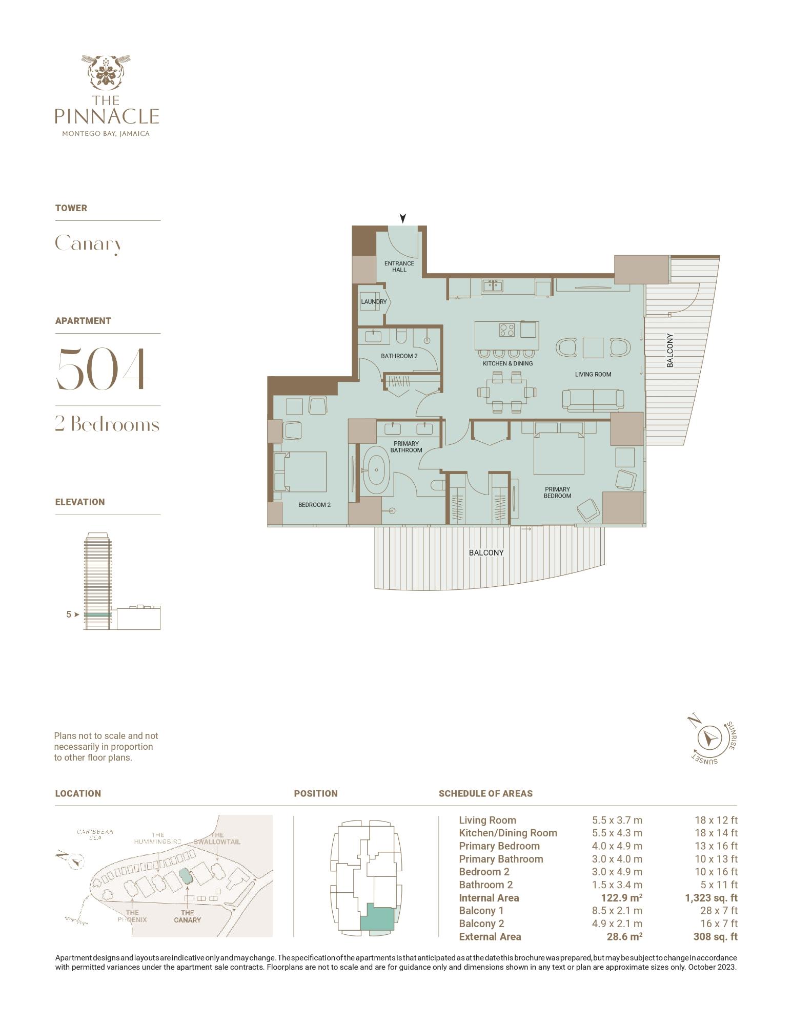 Twenty-First image of C504 The Pinnacle in Montego Bay, St. James, Jamaica - property is For Sale