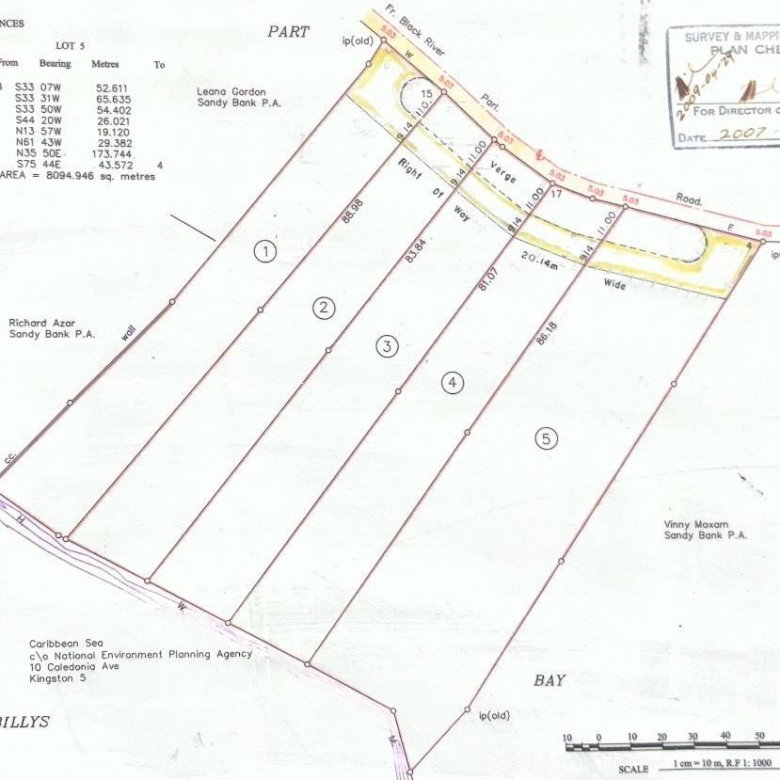 First image of Lot 3 Billy Bay, Treasure Beach in Treasure Beach, St. Elizabeth, Jamaica - property is For Sale