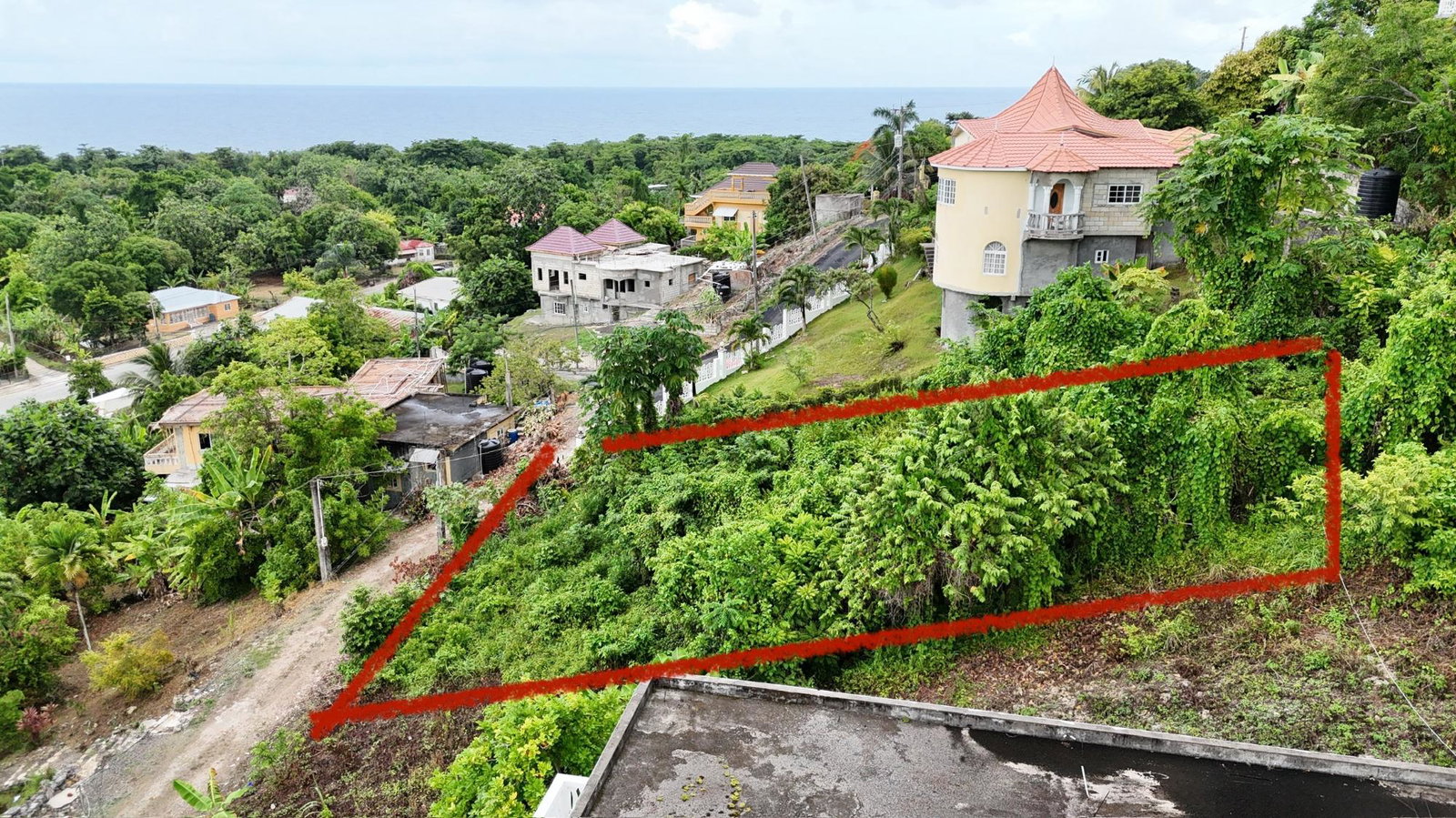Residential-Lot-For-Sale-in-Hairy-Hill-Portland-Jamaica-–-Ocean-View-Land Fourth image of 8 Harmony Fairy Hill in Fairy Hill, Portland, Jamaica - property is For Sale