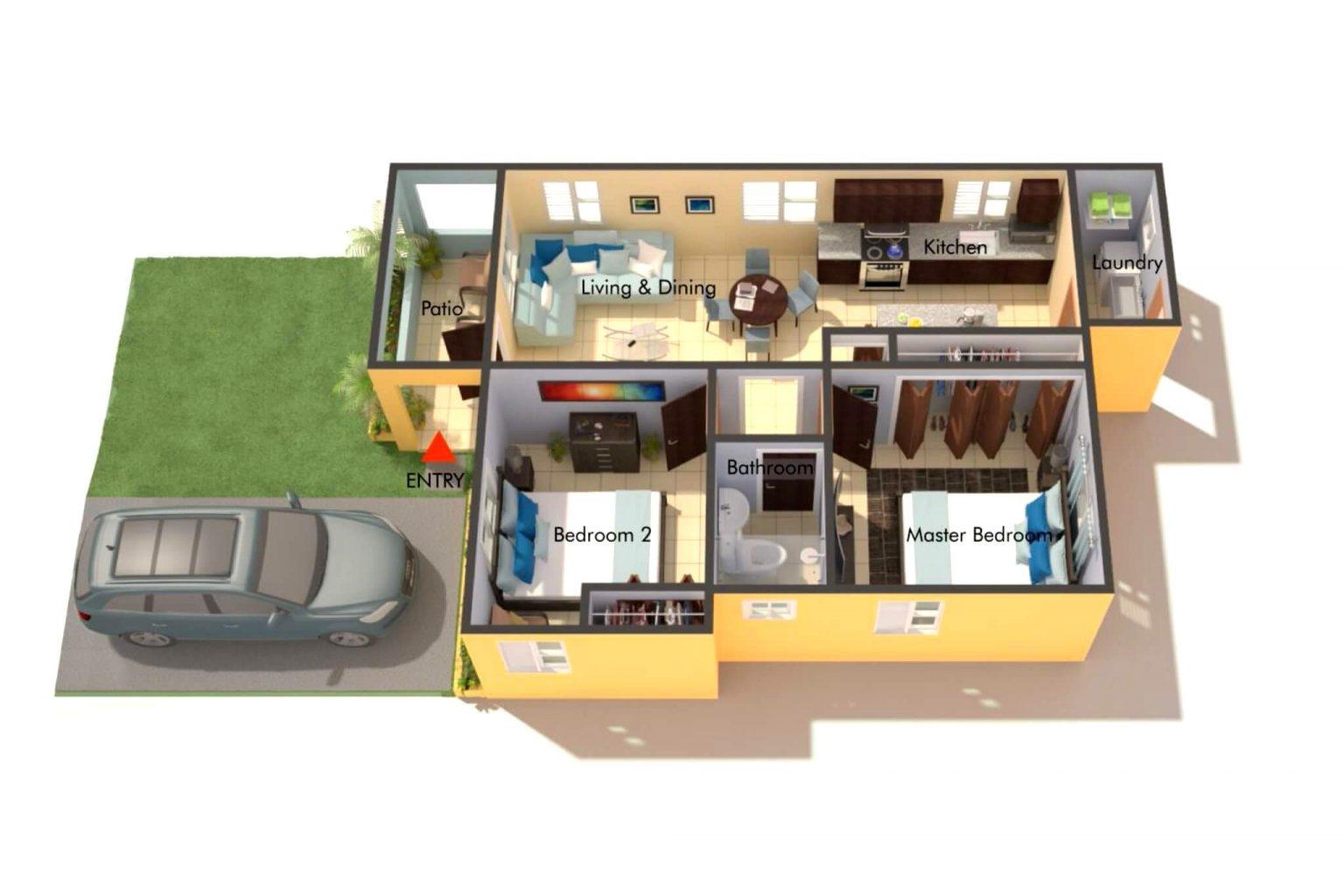 Upgraded-2-Bedroom-House-for-Sale-at-Colbeck-Manor-St.-Catherine-Jamaica Third image of 93 Colbeck Manor, Phase 2 in Colbeck, St. Catherine, Jamaica - property is For Sale