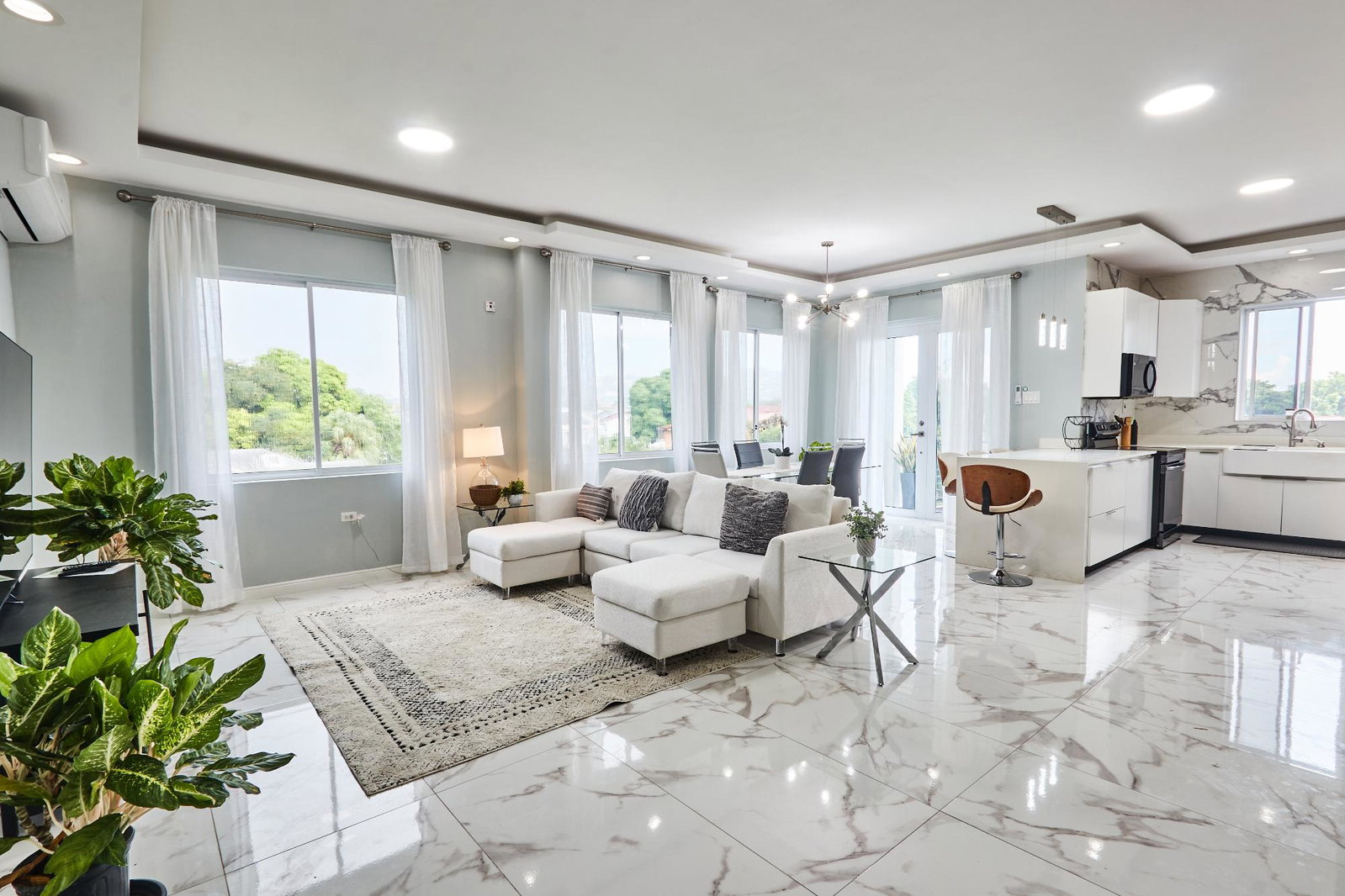 Luxury-3-Bed-Penthouse-Apartment-for-Rent-in-St.-Andrew-Jamaica Third image of 7-6 Winston Ave in Kingston 6, St. Andrew, Jamaica - property is For Rent
