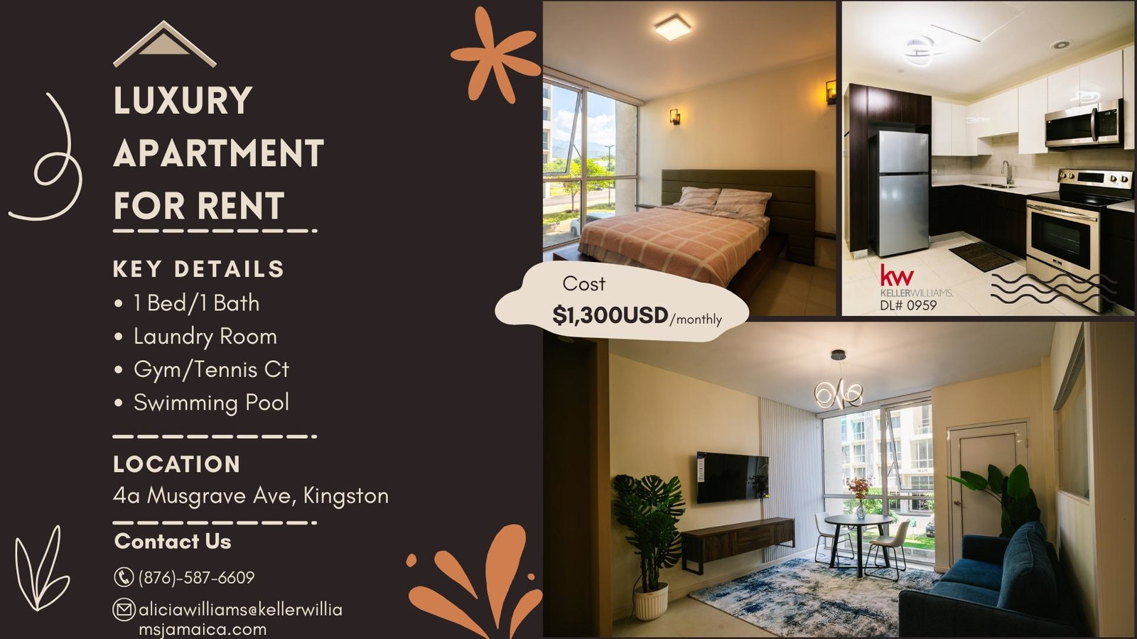 Modern-1-Bedroom-Apartment-for-Rent-at-The-Cambridge-St.-Andrew-Jamaica Nineteenth image of 109-21 The Cambridge in Kingston 5, St. Andrew, Jamaica - property is For Rent