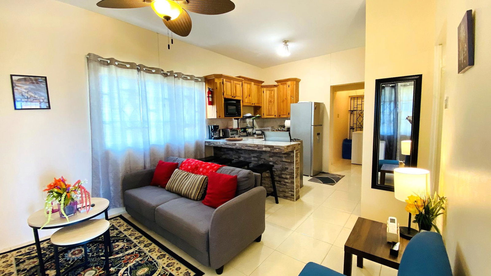 Cozy-2-Bedroom-Furnished-Cottage-for-Rent-in-Montego-Hills-St.-James Third image of 3-108 Pimento Drive in Montego Bay, St. James, Jamaica - property is For Rent