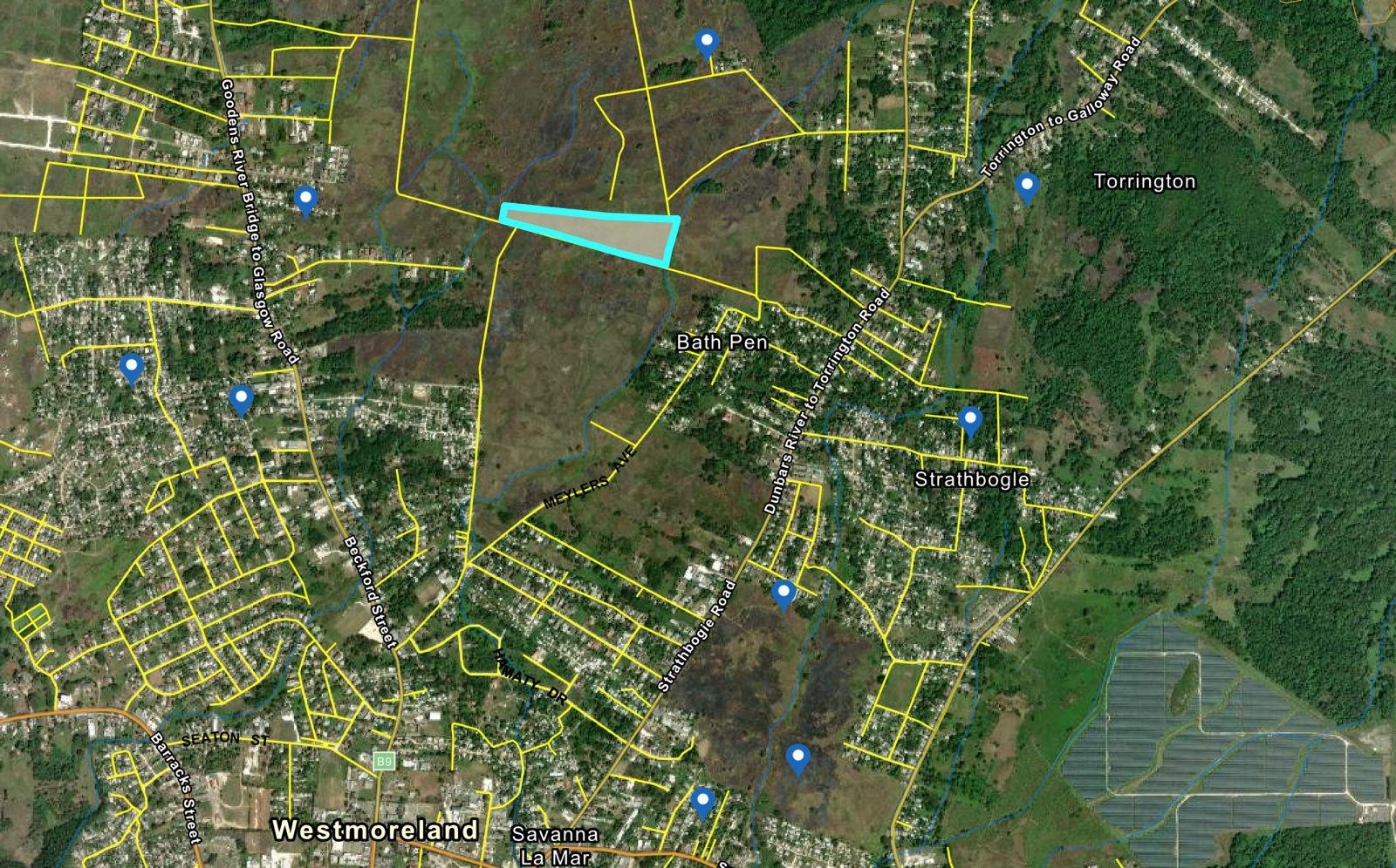 14.7-Acre-Development-Land-for-Sale-in-Bath-Pen-Savanna-la-Mar-Westmoreland Second image of Lot 5b- Bath Pen in SAVANNA LA MAR, Westmoreland, Jamaica - property is For Sale