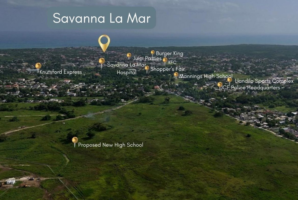 Fourth image of Lot 5b- Bath Pen in SAVANNA LA MAR, Westmoreland, Jamaica - property is For Sale