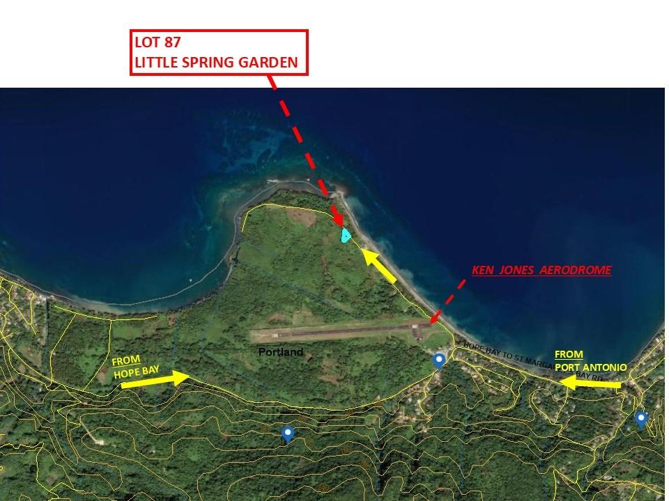 Fifth image of Lot 87 Little Spring Garden in St. Margaret's Bay, Portland, Jamaica - property is For Sale