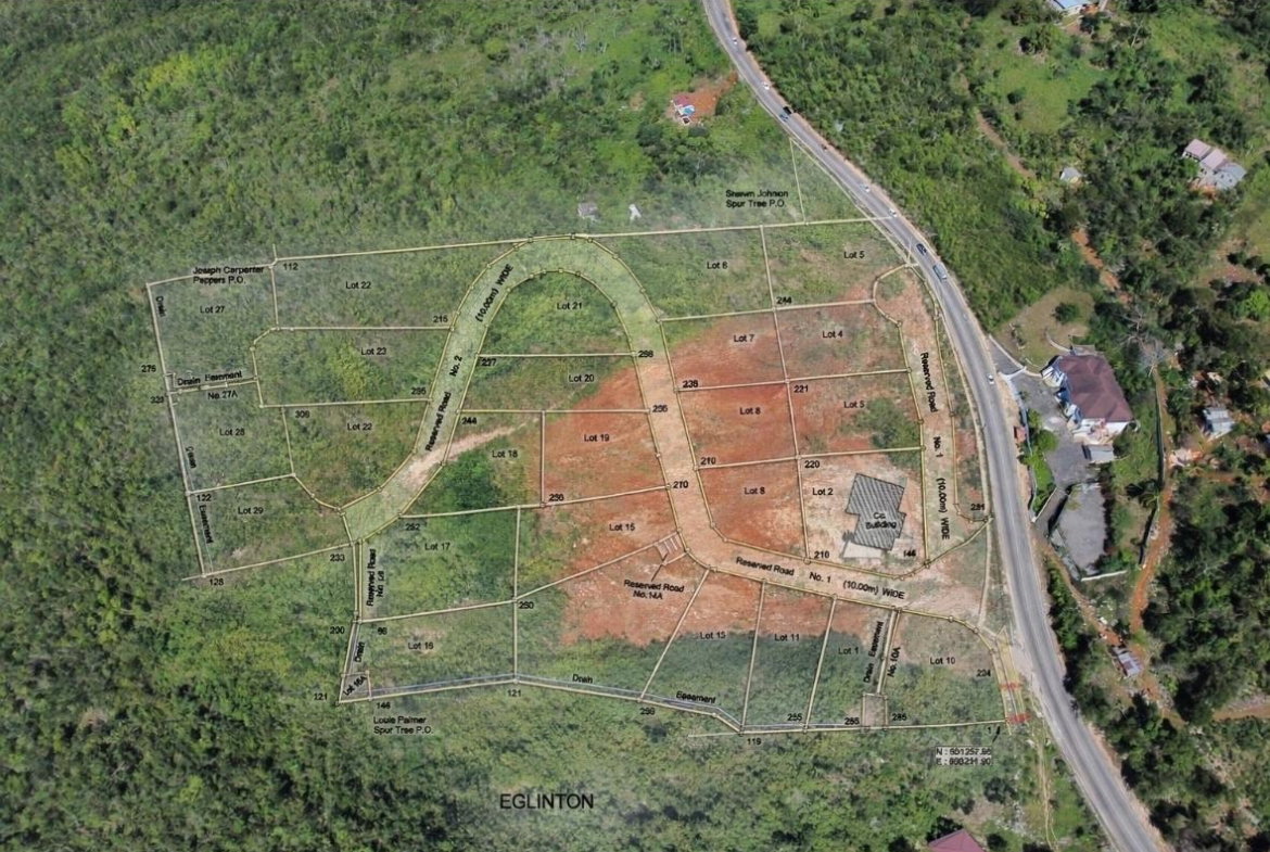 First image of Lot # 9 Eglington, Spur Tree in Spur Tree, Manchester, Jamaica - property is For Sale