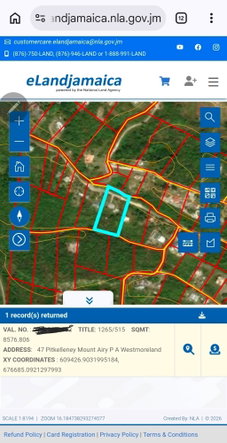 Ninth image of Lot 47-4 Pitkelleney, Mount Airy, in White House WD, Westmoreland, Jamaica - property is For Sale