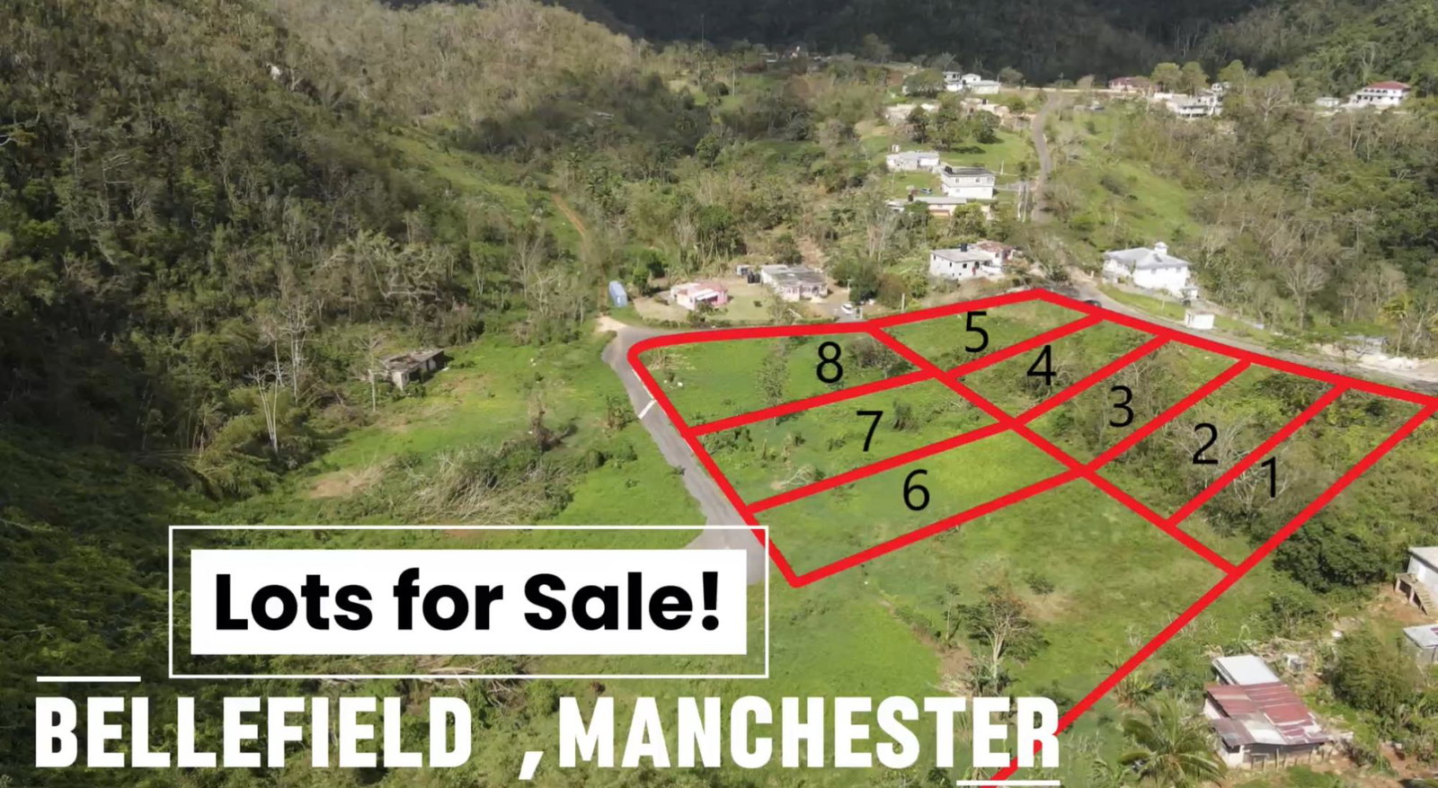 Residential-Lot-for-Sale-in-Belair-Manchester-Jamaica-–-Spacious-Quarter-Acre-Near-Mandeville First image of 2- Part of Belair in Bellefield, Manchester, Jamaica - property is For Sale