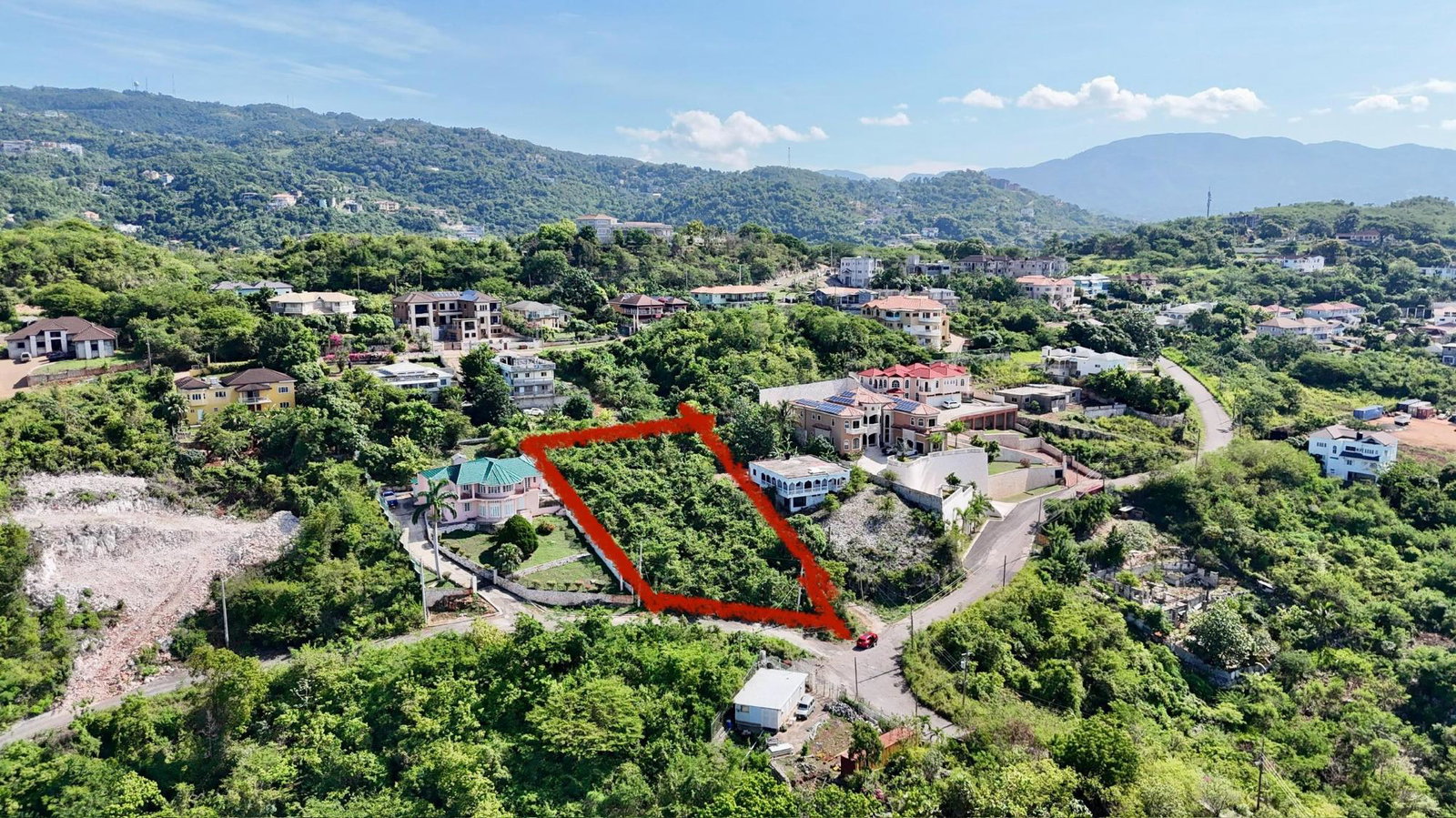 Residential-Lot-for-Sale-in-Plantation-Heights-St.-Andrew-Jamaica First image of Lot 555 Plantation Heights in Red Hills, St. Andrew, Jamaica - property is For Sale